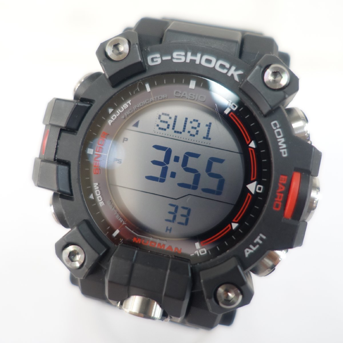 3224T【本物保証】 CASIO G-SHOCK GW-9500-1JF MUDMAN トリプルセンサーの画像1