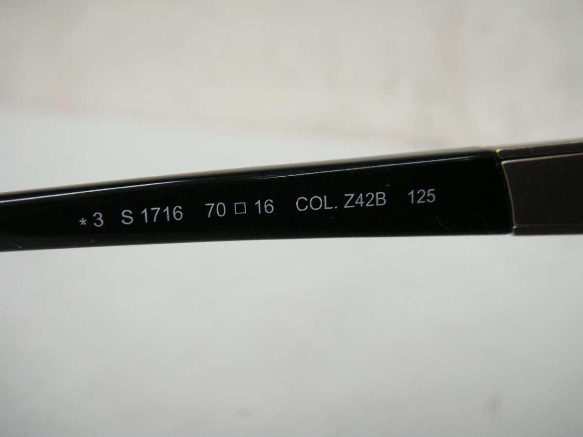 4127T[ genuine article guarantee ] POLICE Police sunglasses 3 S1716 70ro16 COL.Z42B 125 blue mirror lens 