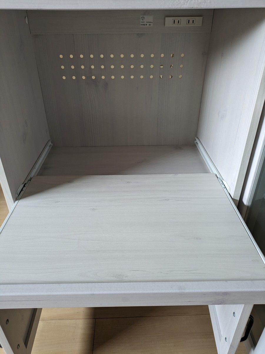 佐藤産業 LUK80-120L キッチンボード キッチンカウンター レンジボード 食器棚 ホワイト SESAME
