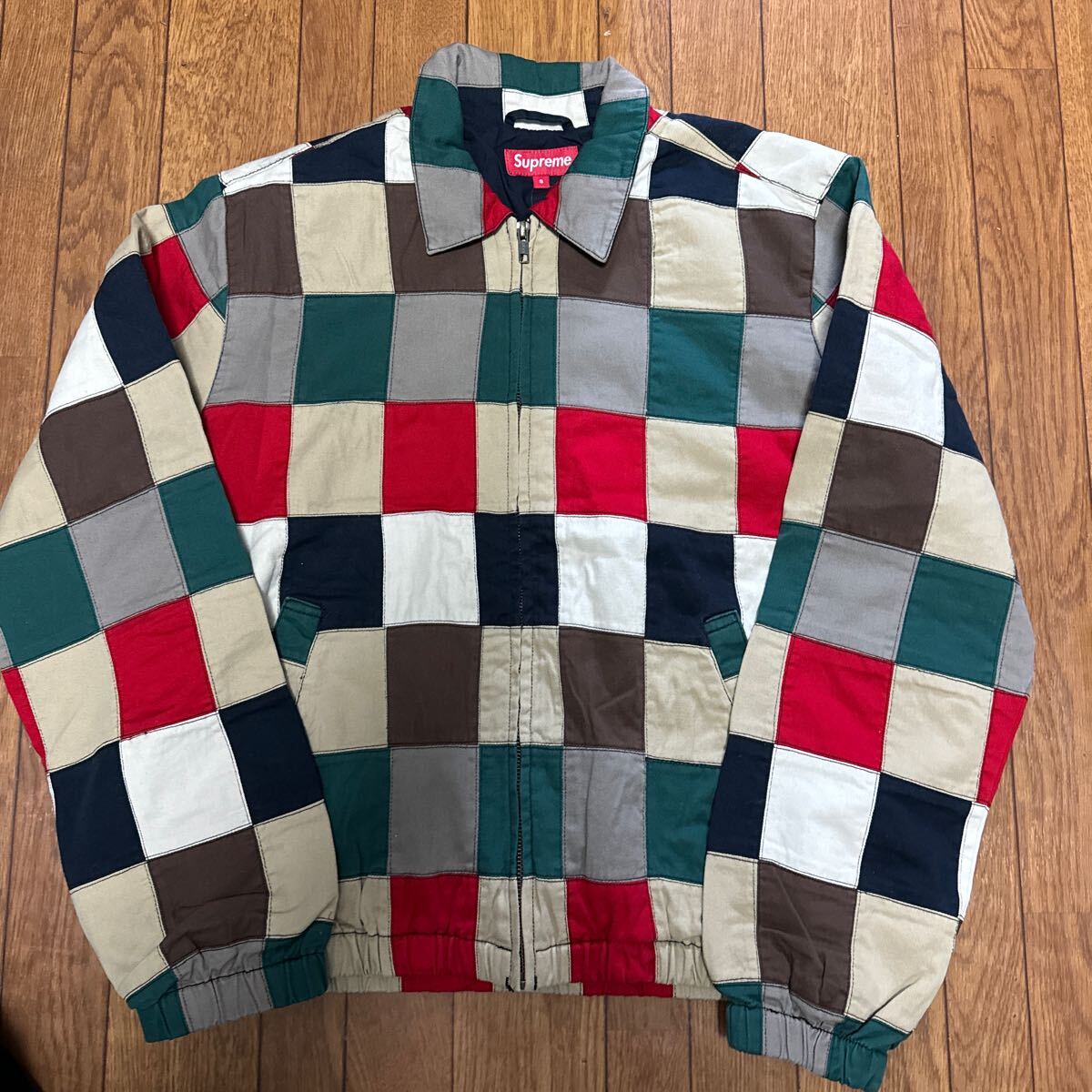 19ss Supreme patchwork jacket Sサイズの画像1