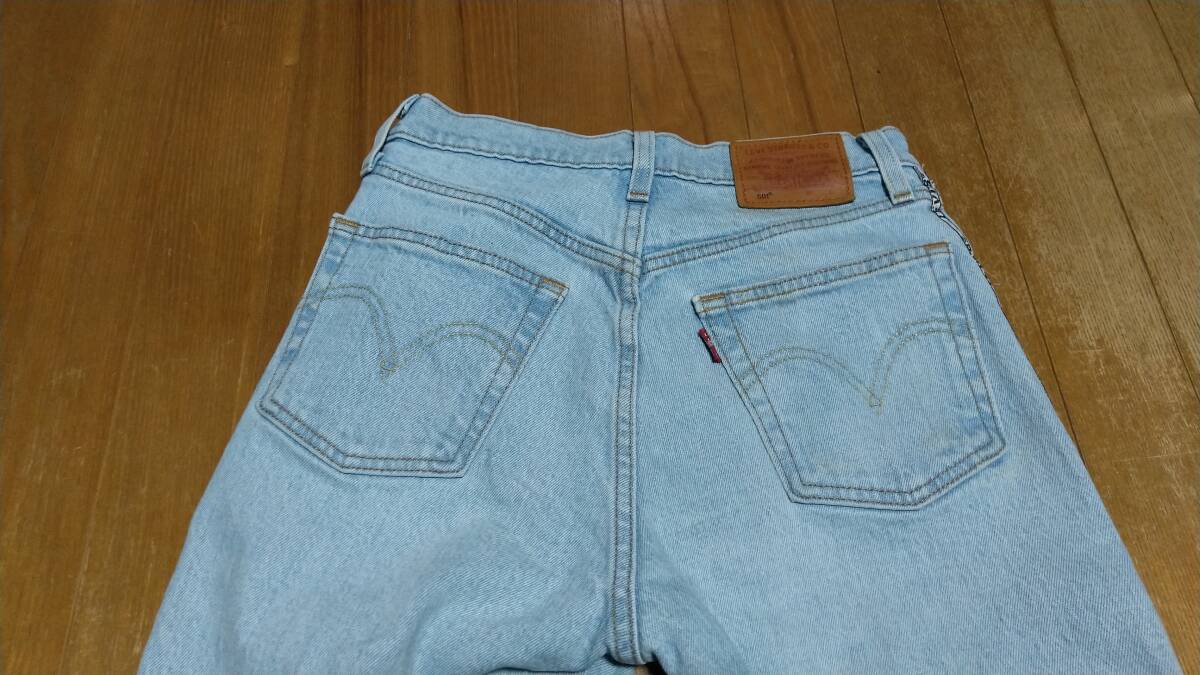 Levis リーバイス プレミアム 501 デニム パンツ ジーパン ジーンズ レア 希少 オリジナル ビンテージ レディース モデル 売切 ジュニア _画像6