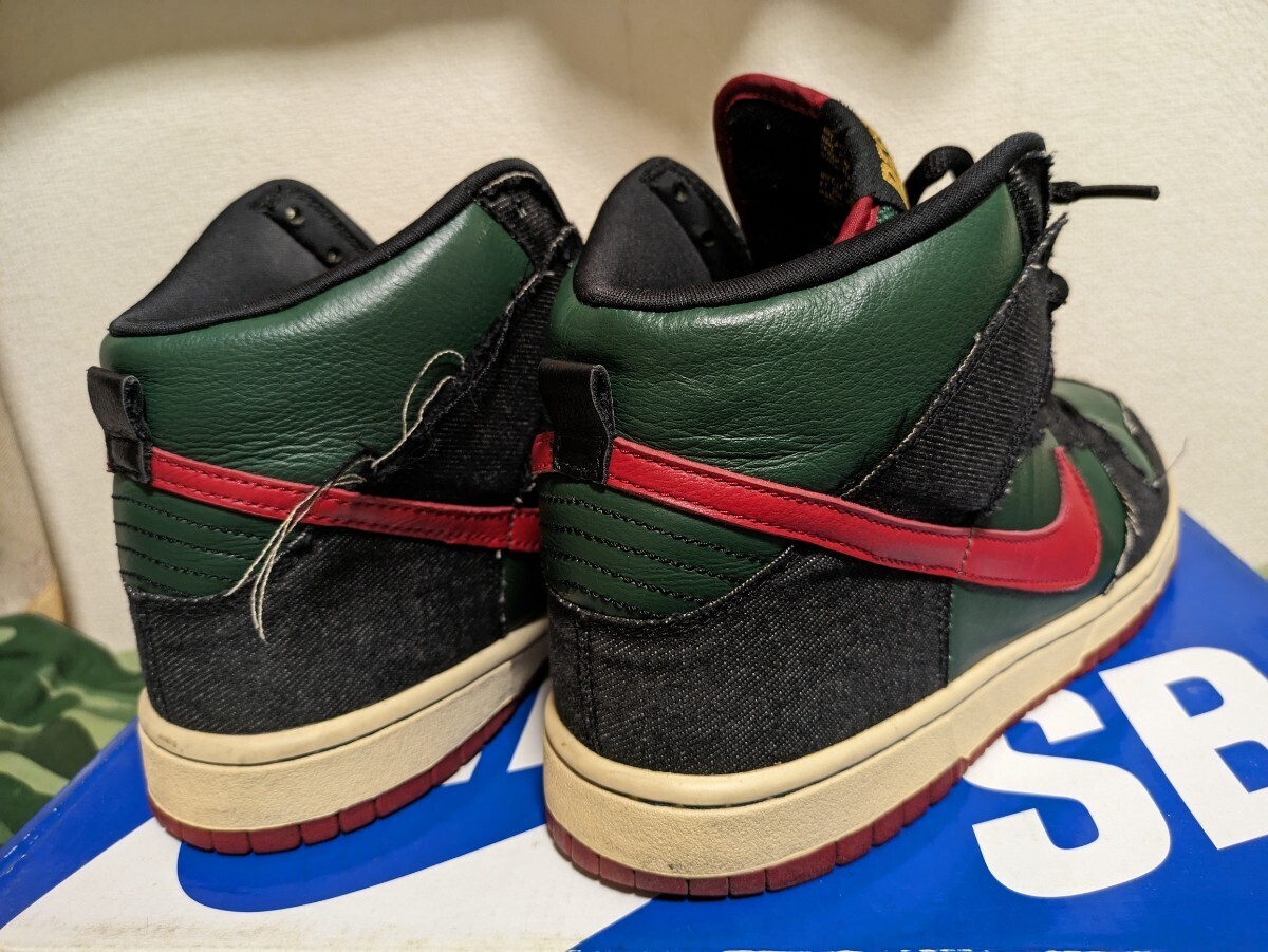 NIKE ナイキ DUNK HIGH PREMIUN SB RESN GUCCI    US10  28cmの画像4