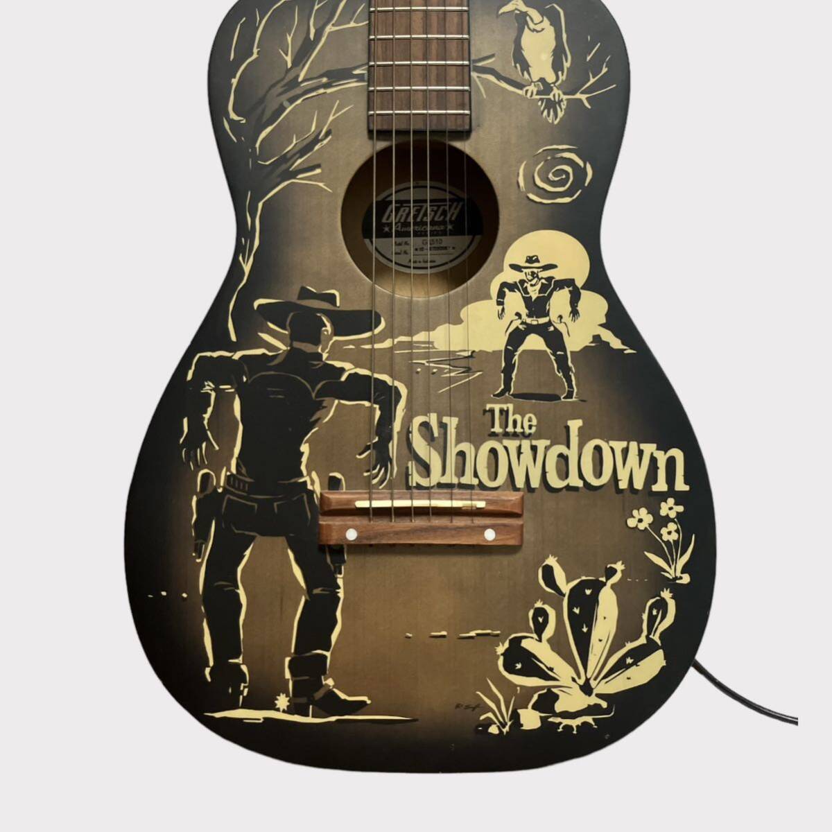 GRETSCH Americana アコースティックギター アコギ G4510 The Showdown 美品 Rockabilly Hillbilly Westernの画像5