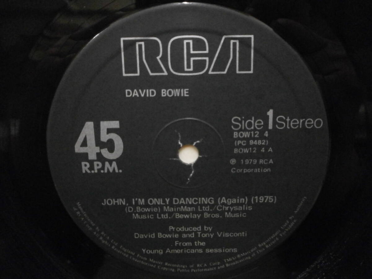★David Bowie / John, I'm Only Dancing (Again) (1975) / John, I'm Only Dancing (1972)★UK盤12” デビッド ボウイ_画像3