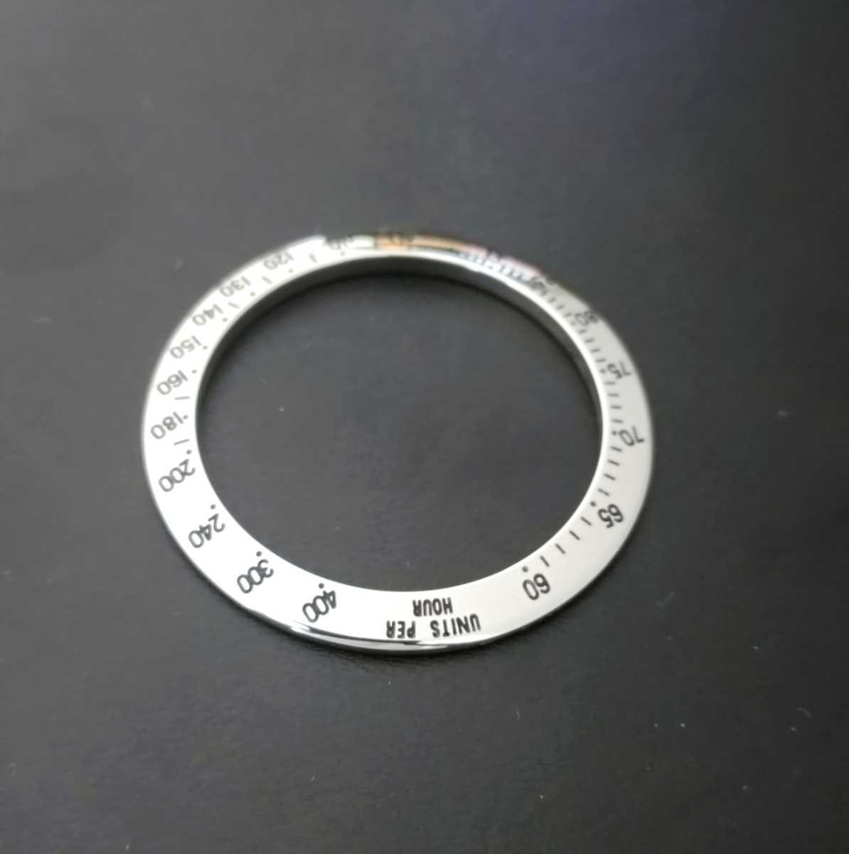 腕時計 社外部品 ステンレス ベゼル シルバー S/S 【対応】ロレックス デイトナ 16520/116500/116520系 Rolex 互換の画像2
