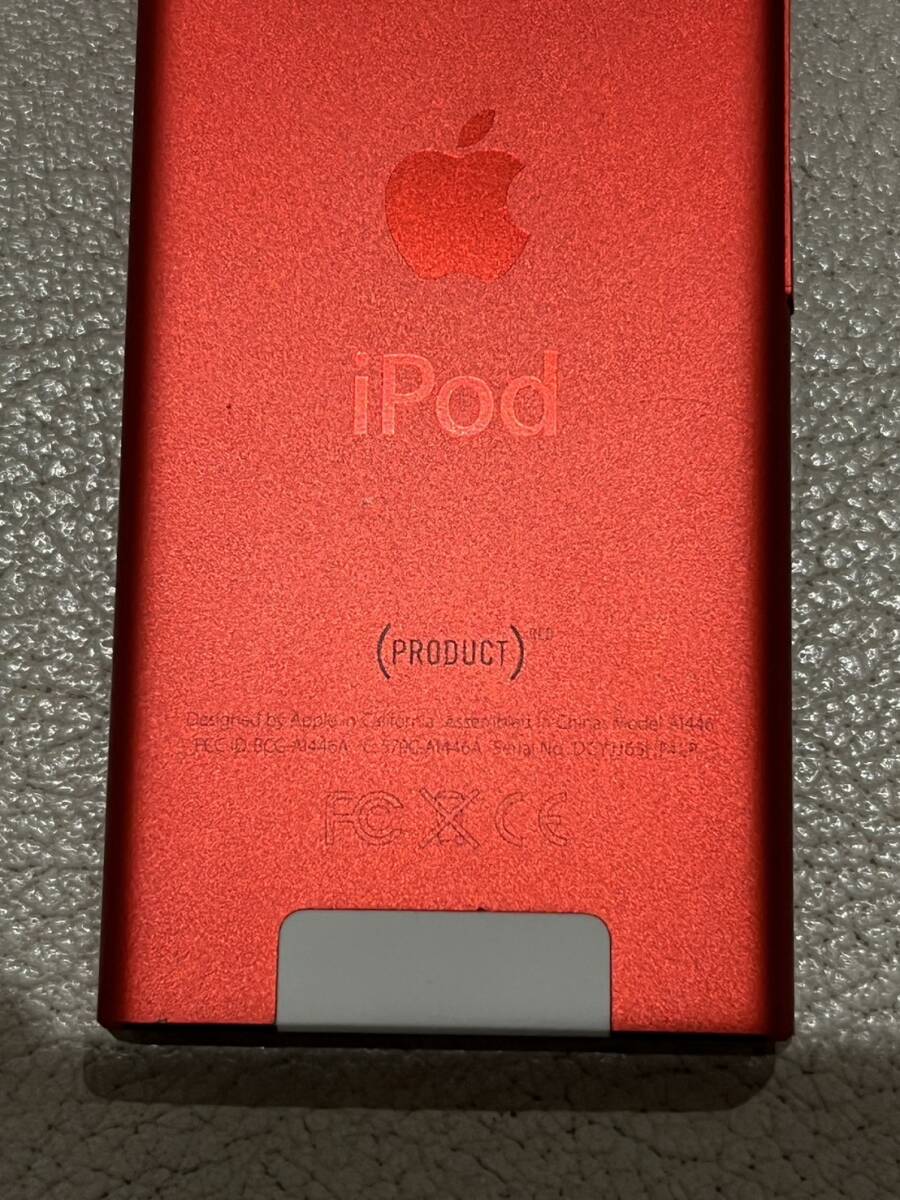 Apple(アップル) iPod nano (PRODUCT) RED MD744J 16GB レッド A1446A ジャンク 売り切りの画像3