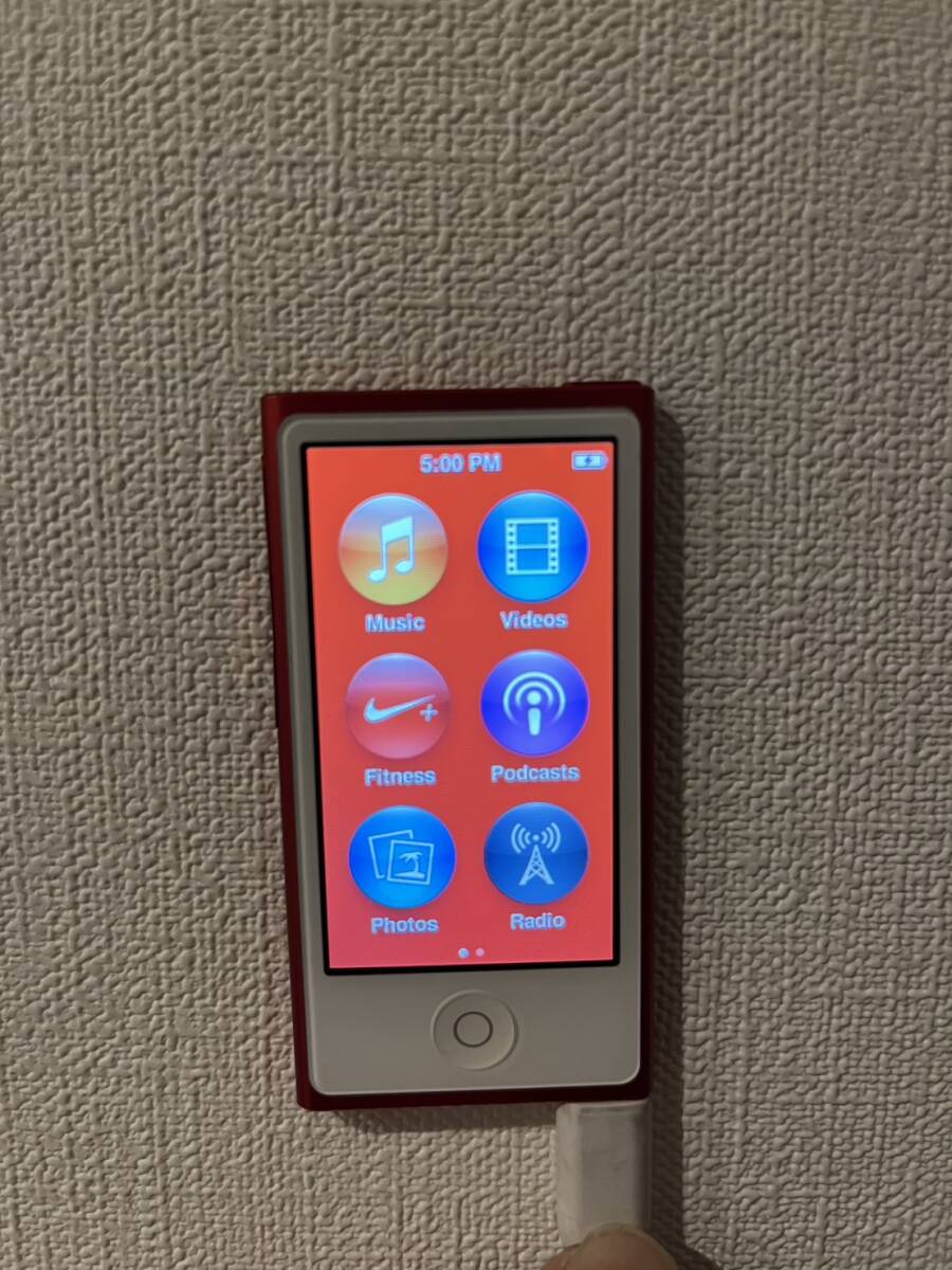 Apple(アップル) iPod nano (PRODUCT) RED MD744J 16GB レッド A1446A ジャンク 売り切りの画像1