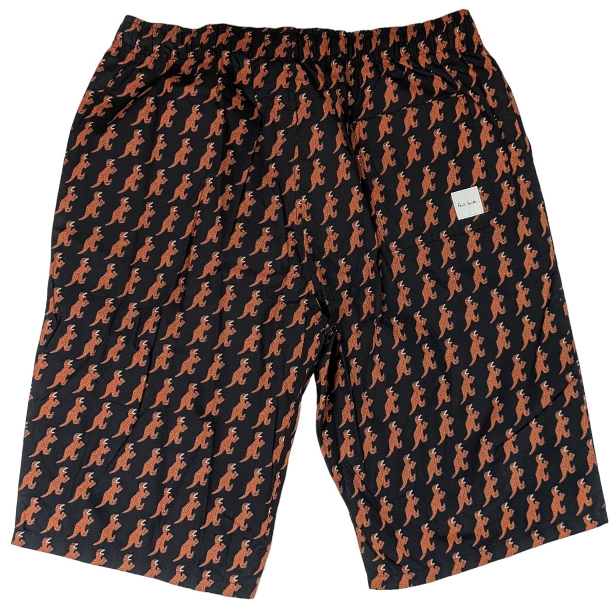 新品 Paul Smith ポールスミス ショートパンツ LL ディノ Dino 恐竜 メンズ ルームウェア 総柄 ラウンジウェア_画像3