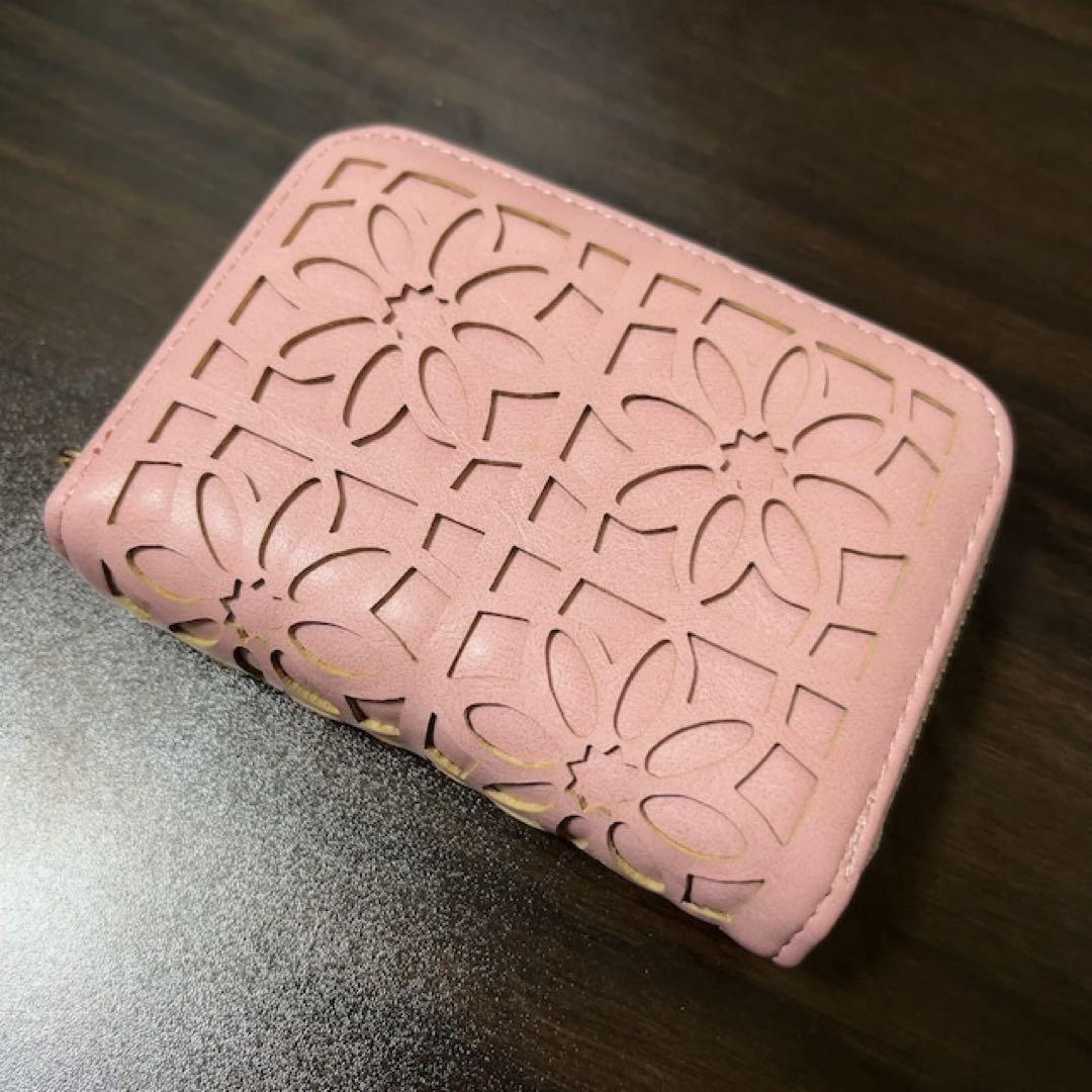 クローバータッセル 財布 カードケース かわいい 大容量 じゃばら ピンク_画像8