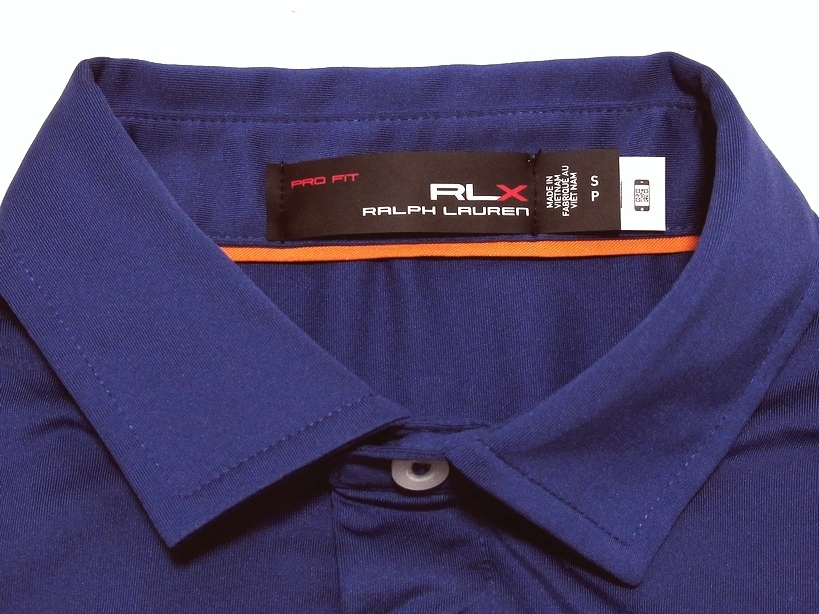  быстрое решение превосходный товар RLX RALPH LAUREN Ralph Lauren Golf Logo принт . пот скорость . стрейч рубашка-поло с коротким рукавом S внутренний стандартный товар мужской 