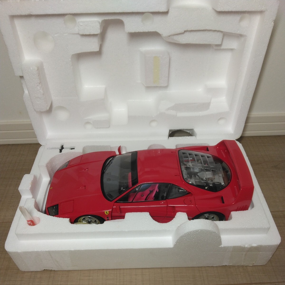 1/12 京商 フェラーリ F40 レッド Ferrari F40 KYOSHO ダイキャストモデル ミニカーの画像2