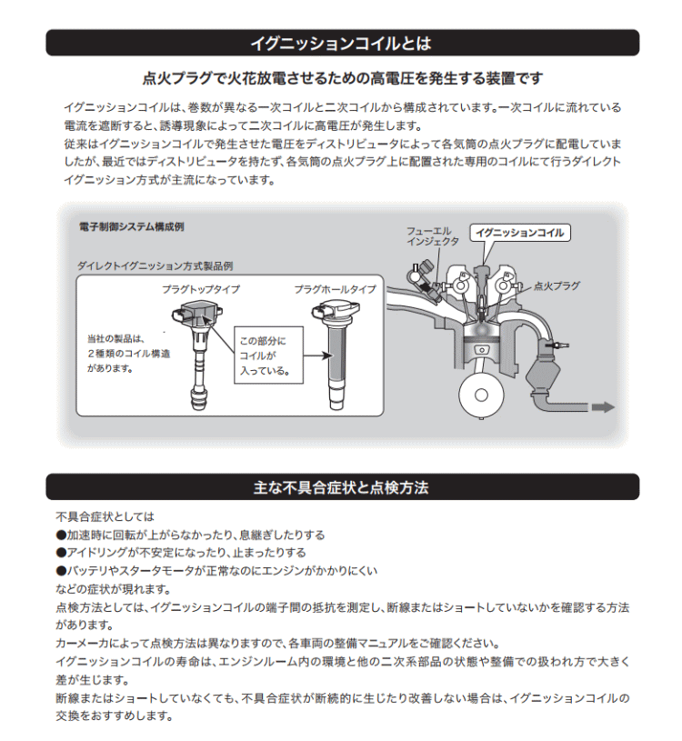 日立オートパーツ イグニッションコイル U09119-COIL 1本 日立 HITACHI 単品 コイル_画像2