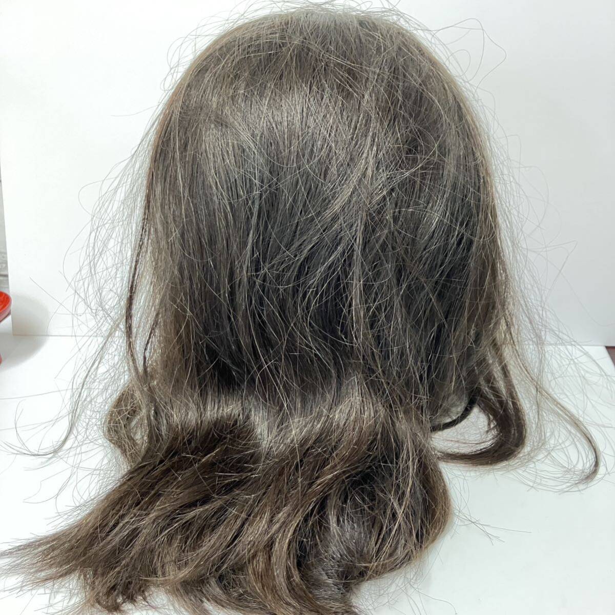 ヘアマネキン　カットウィッグ　美容学校教材　現状品　_画像2