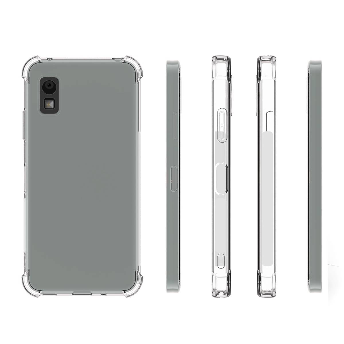 AQUOS wish3 スケルトン TPU スマホケースの画像4