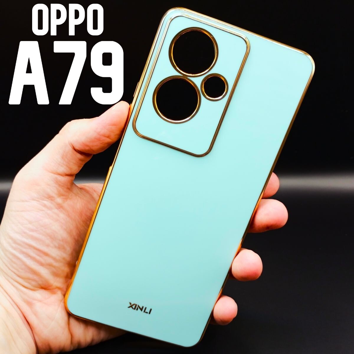 OPPO A79 5G пастель цвет смартфон кейс mint green (.. комплектация )
