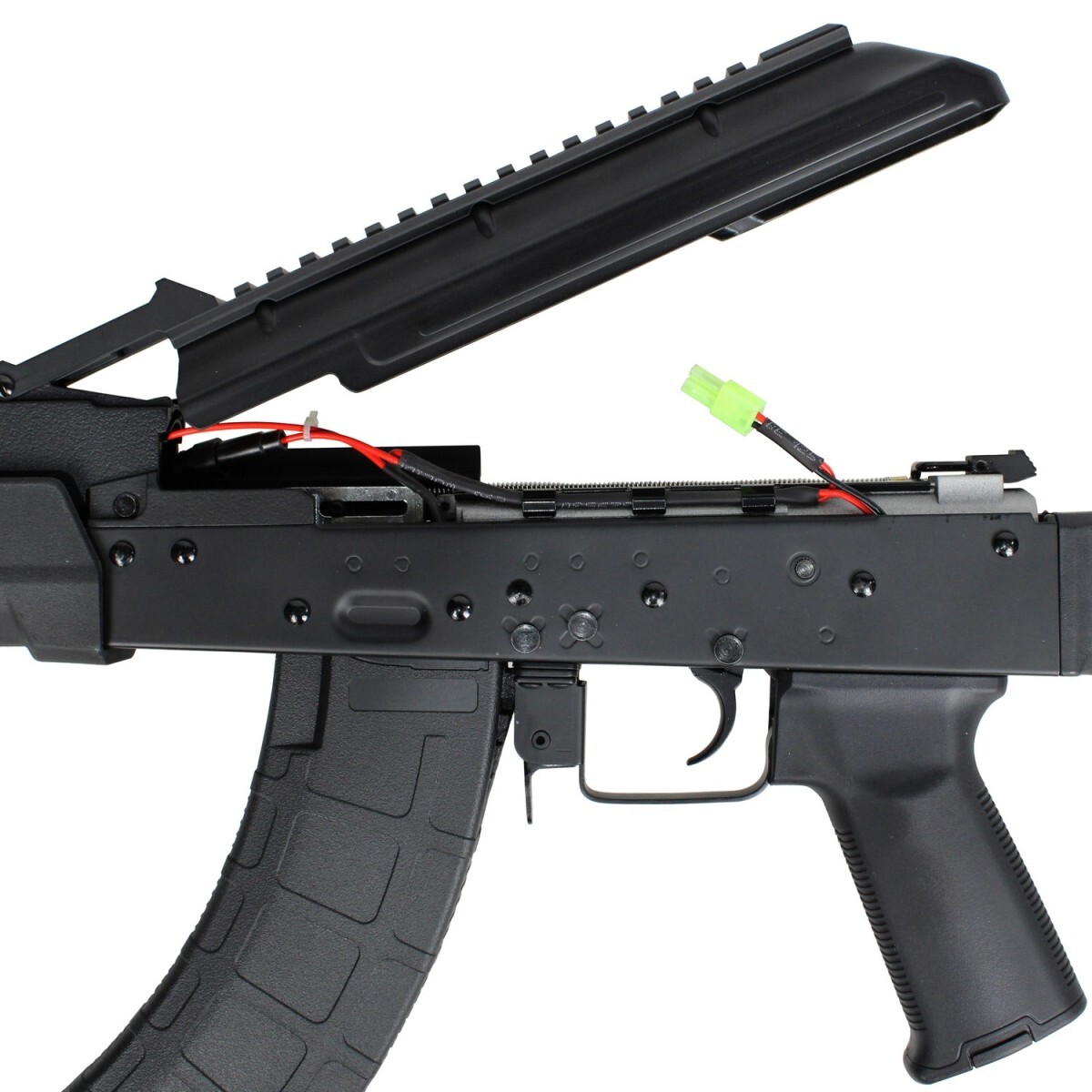 【60%OFF！1本限定特価】CM077D M-STYLE AKM M-STOCK フルメタル電動ガン BK【180日間安心保証つき】※発送まで1営業日になりますの画像8