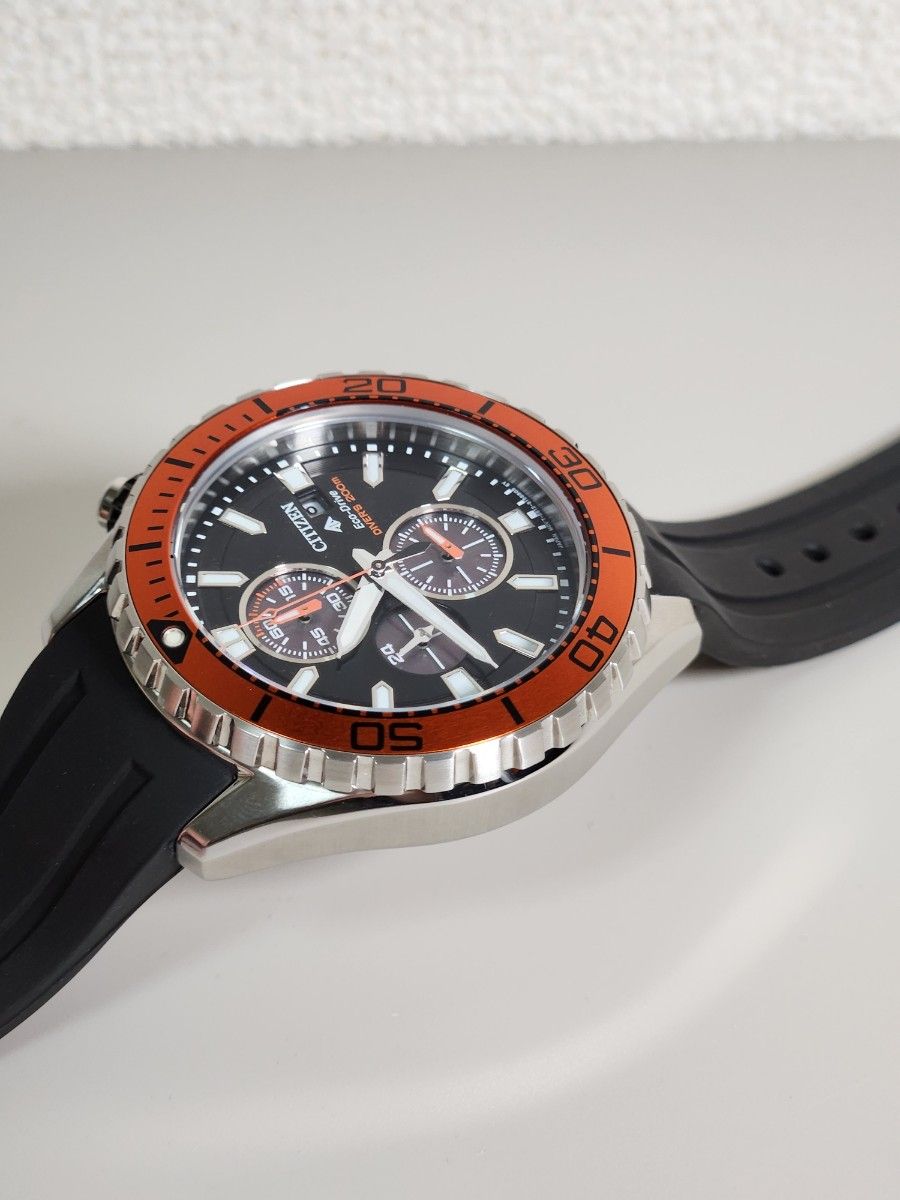 シチズン B612-S115931 エコドライブ プロマスター マリン クロノグラフ ソーラー 腕時計  メンズ ウォッチ