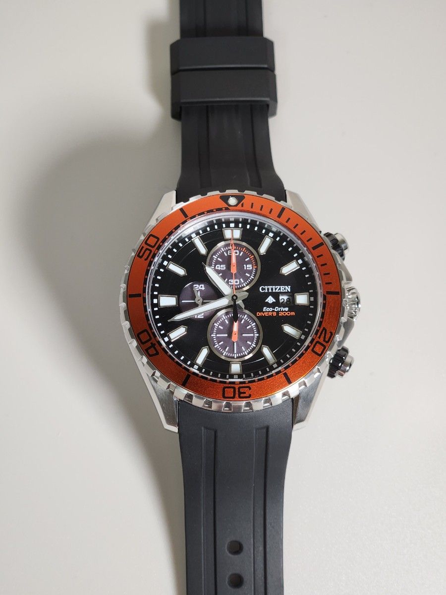 シチズン B612-S115931 エコドライブ プロマスター マリン クロノグラフ ソーラー 腕時計  メンズ ウォッチ
