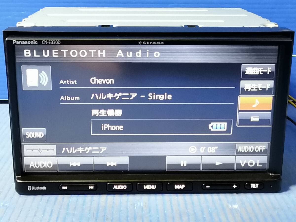 パナソニック ストラーダ CN-E330D ワンセグ/CD/Bluetooth 動作確認OK   0401-5の画像6