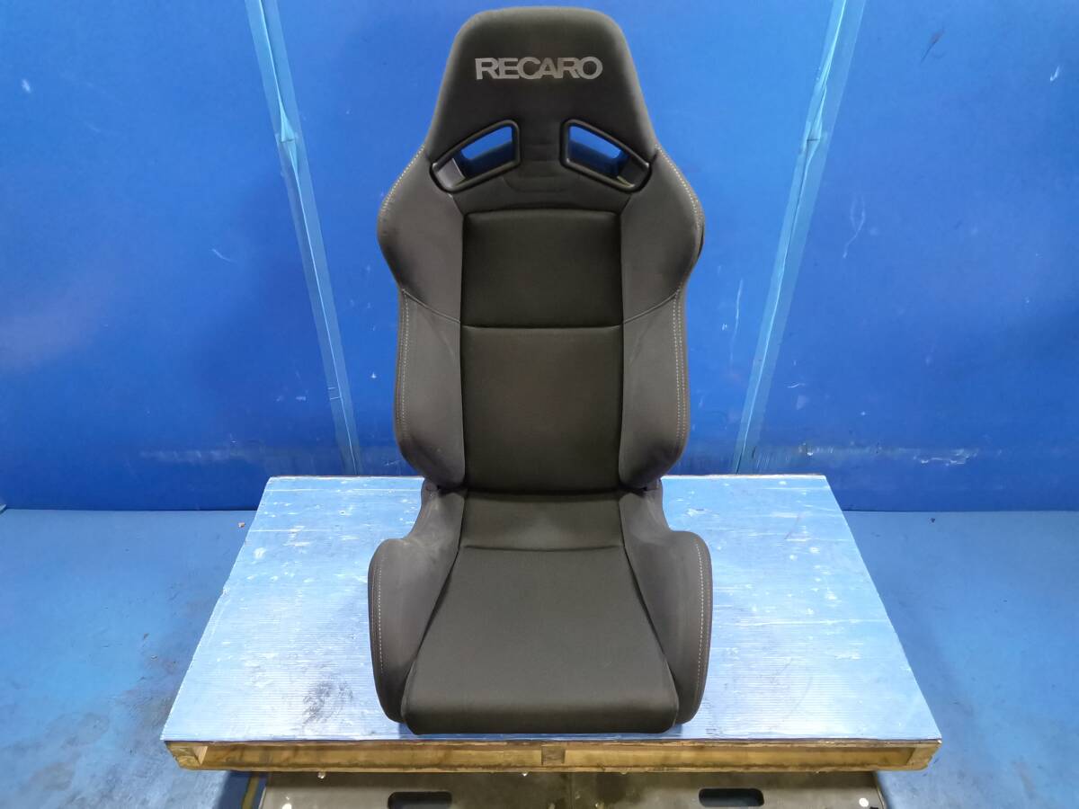 * RECARO レカロシート SR-7 SK100 セミバケットシート セミバケ ブラック/BK   0417-8の画像1