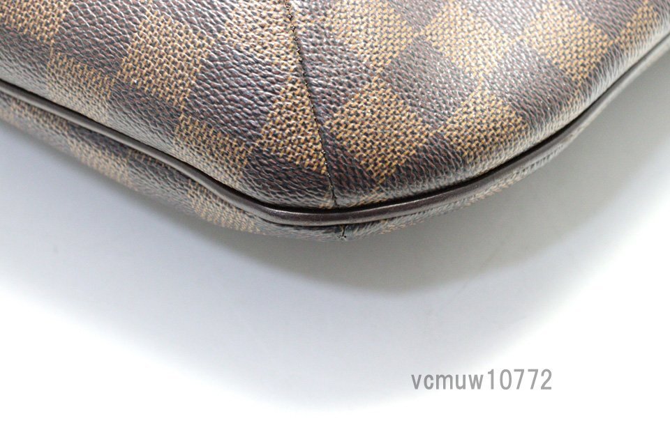 近年モデル希少美中古■LOUIS VUITTON ダミエ ブルームズベリGM レザー ショルダーバッグ ルイヴィトン■0411orB2229-Oの画像5