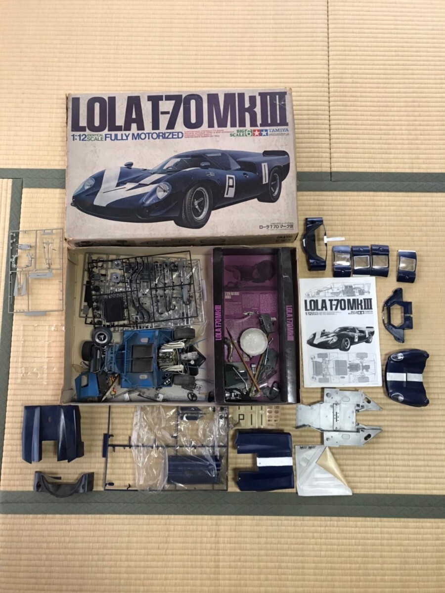 TAMIYA プラモデル LOLA T-70 箱 ジャンク タミヤの画像4