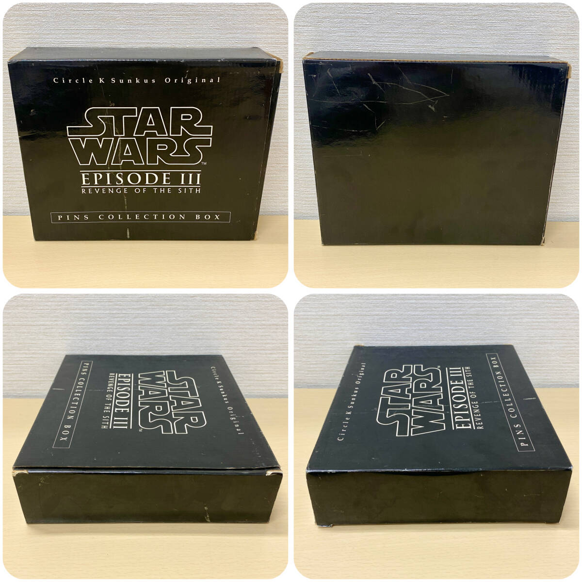 【保管品】 STAR WARS EPISODE Ⅲ PINS COLLECTION BOX スターウォーズ エピソード3 ピンズ コレクション ボックス 12個 中古品_画像10