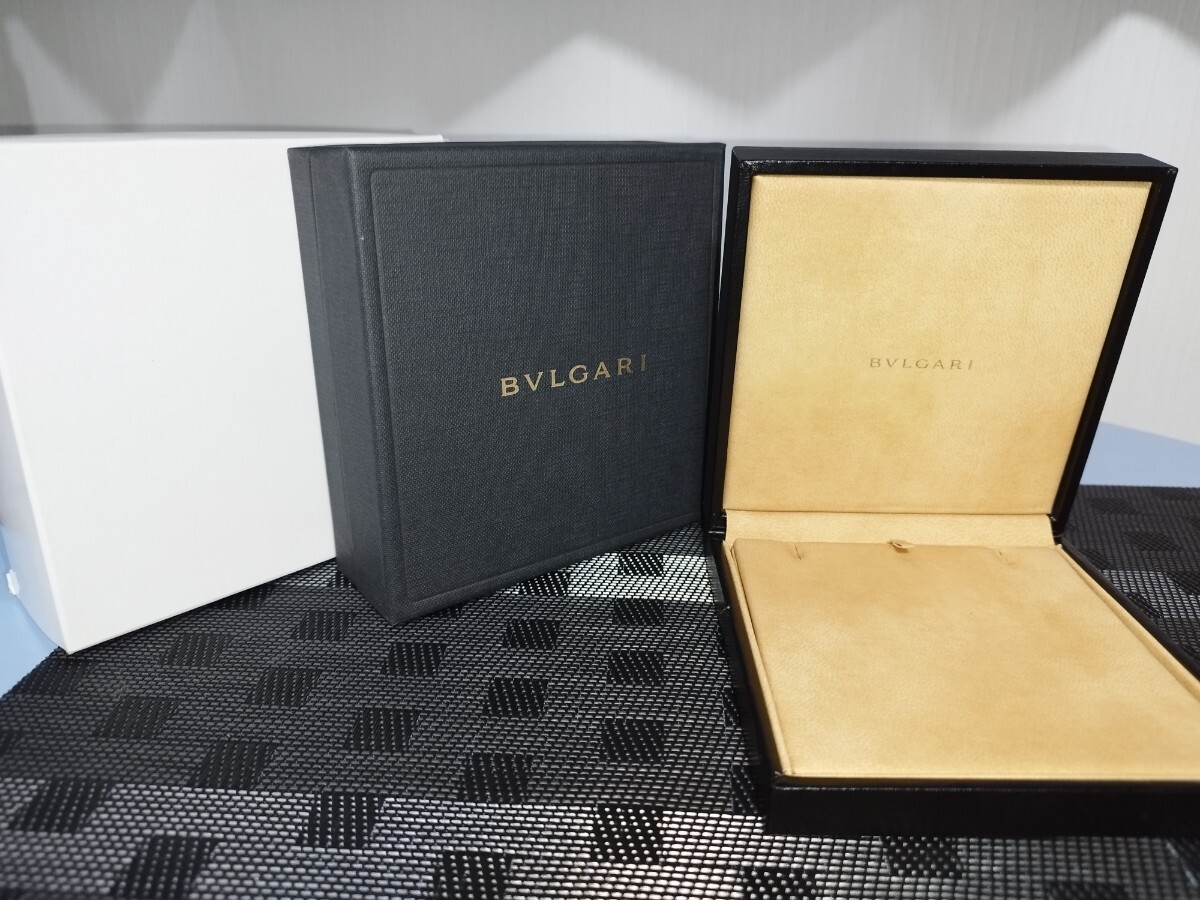 BVLGARI ブルガリ 純正 ネックレス用ボックス 箱のみ 空き箱 未使用長期保管品 ジュエリー BOX 送料無料_ブルガリネックレス用純正ボックス