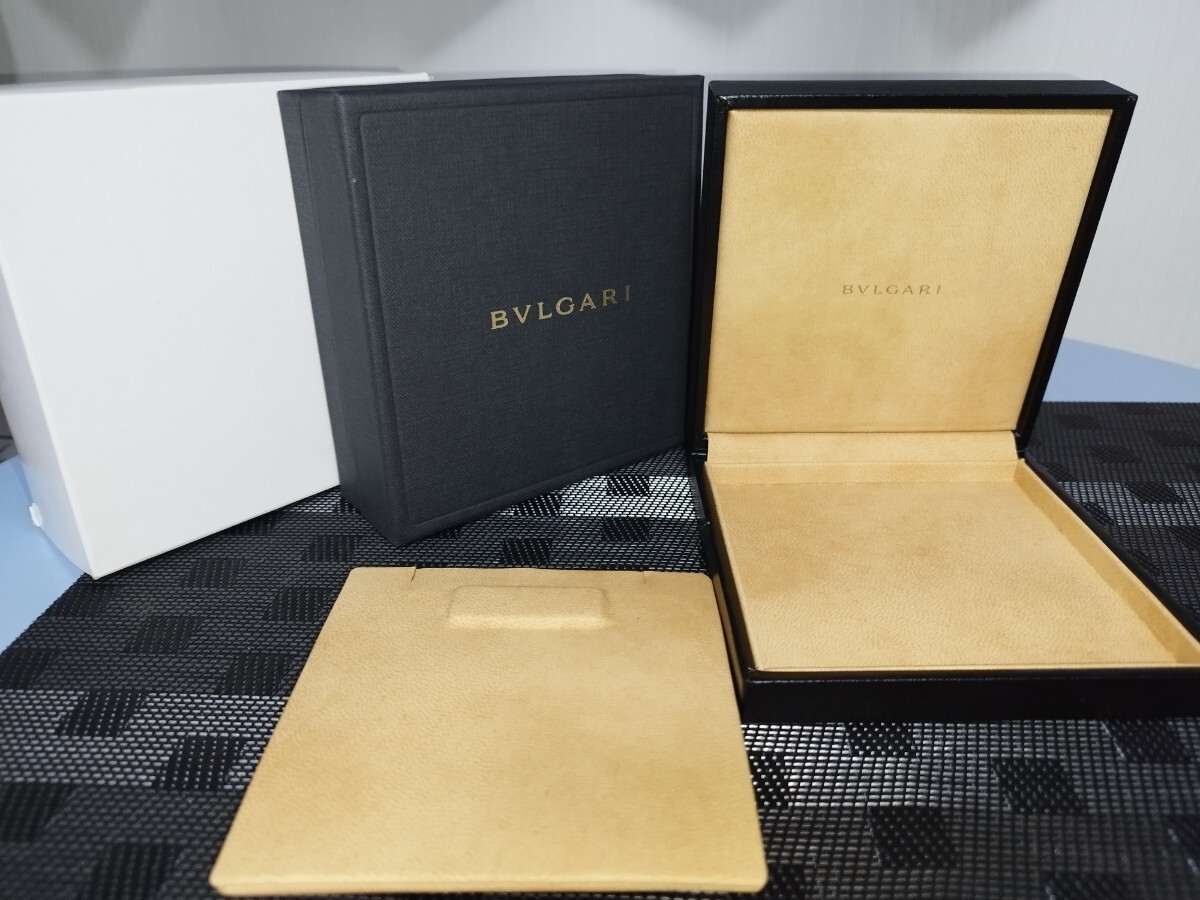 BVLGARI ブルガリ 純正 ネックレス用ボックス 箱のみ 空き箱 未使用長期保管品 ジュエリー BOX 送料無料の画像2