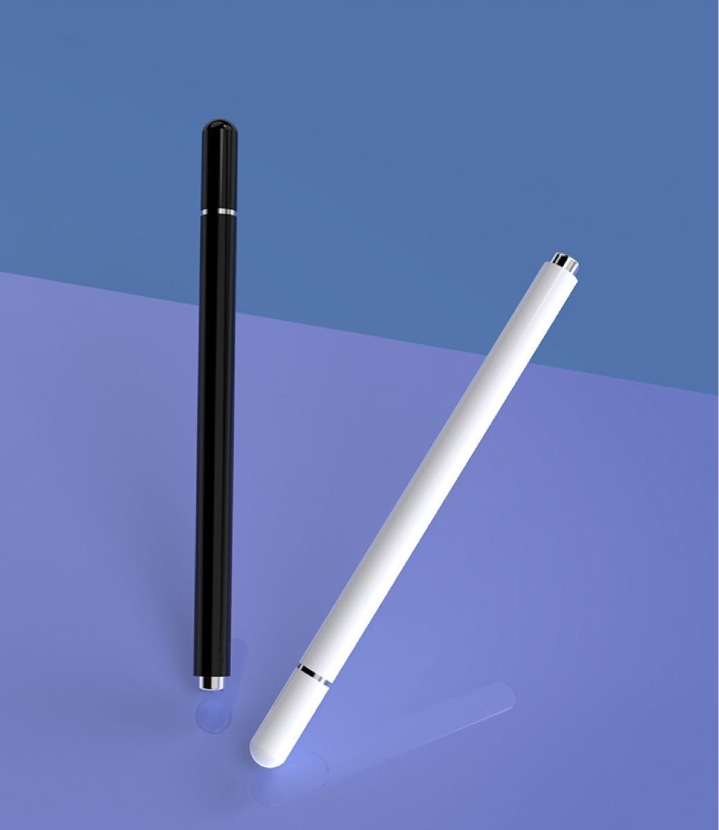ブラック　黒　高感度 スタイラスペン タッチペン iPhone iPad スマホ タブレット 充電不要