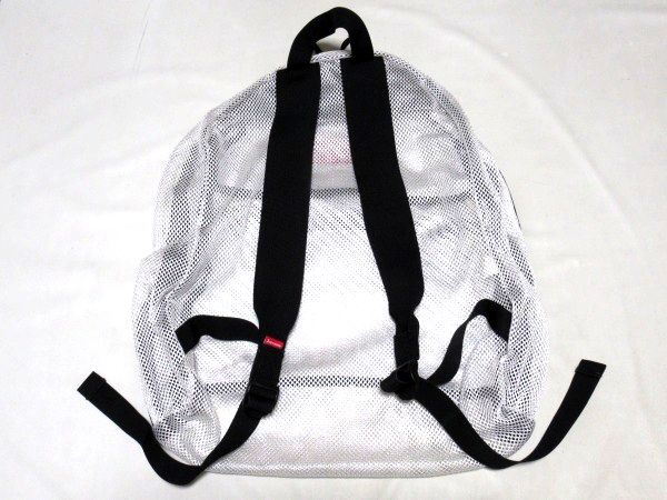 美品 Supreme Mesh Backpack メッシュ バックパック White ホワイト バッグ リュック_画像3