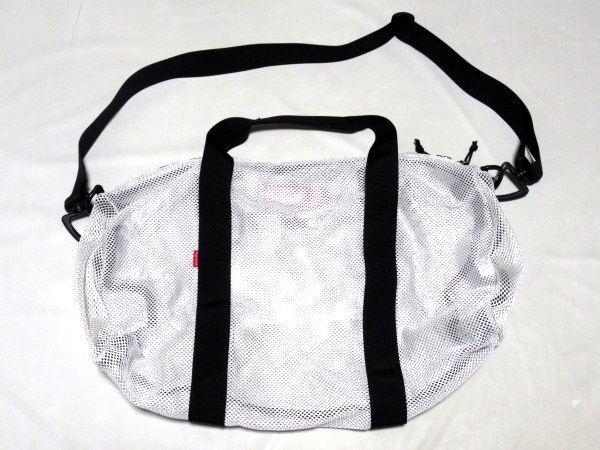 美品 Supreme Mesh Duffle Bag メッシュ ダッフルバッグ White ホワイト バッグ ショルダーの画像3