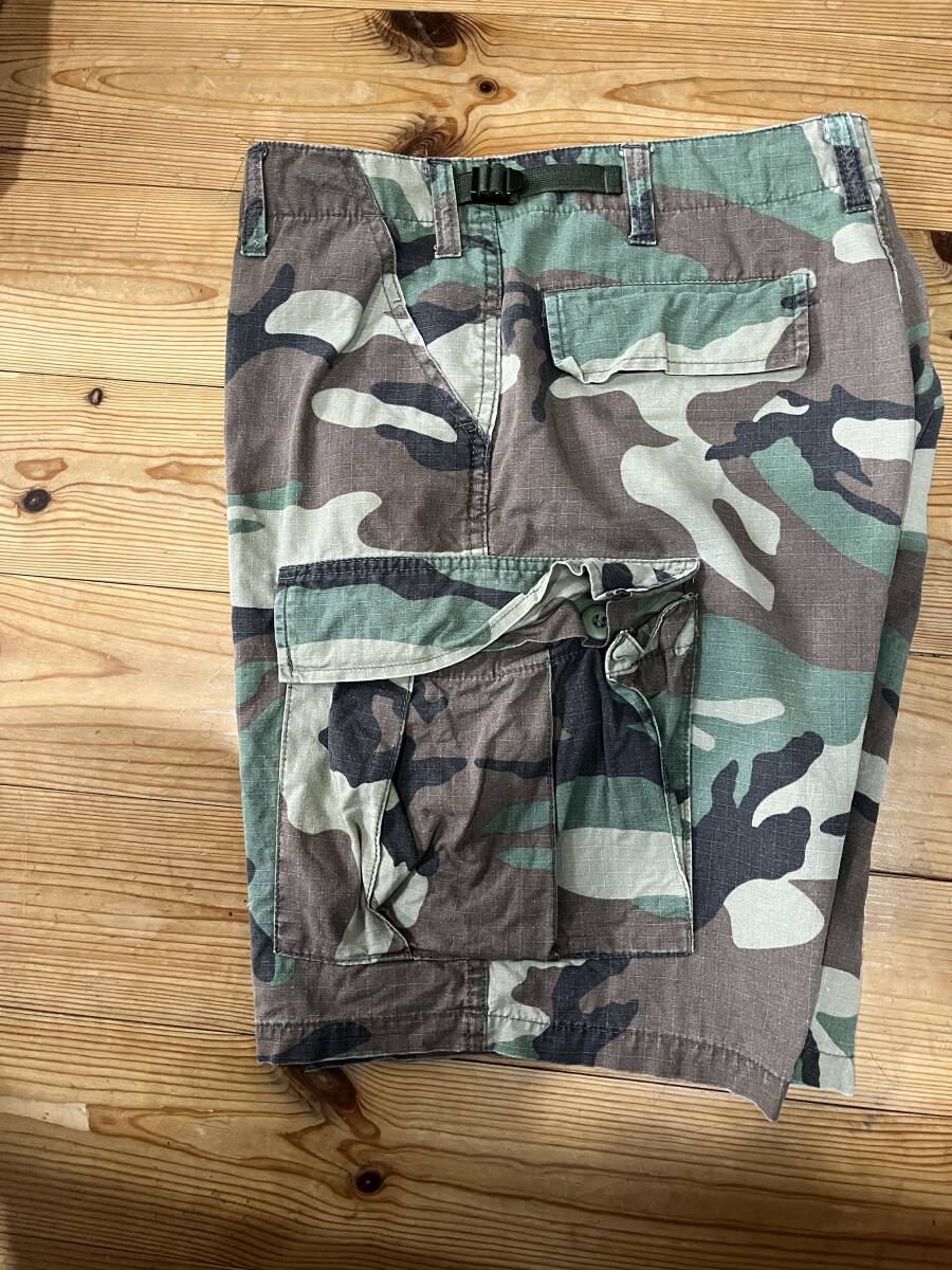  the US armed forces the truth thing? wood Land duck selling out short bread short pants cargo pants army bread military pants old clothes army camouflage / 61 51 Vietnam 