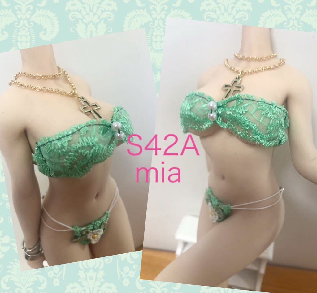 S42A race green |fa Ise n| costume | Ran Jerry 3 point set Mia