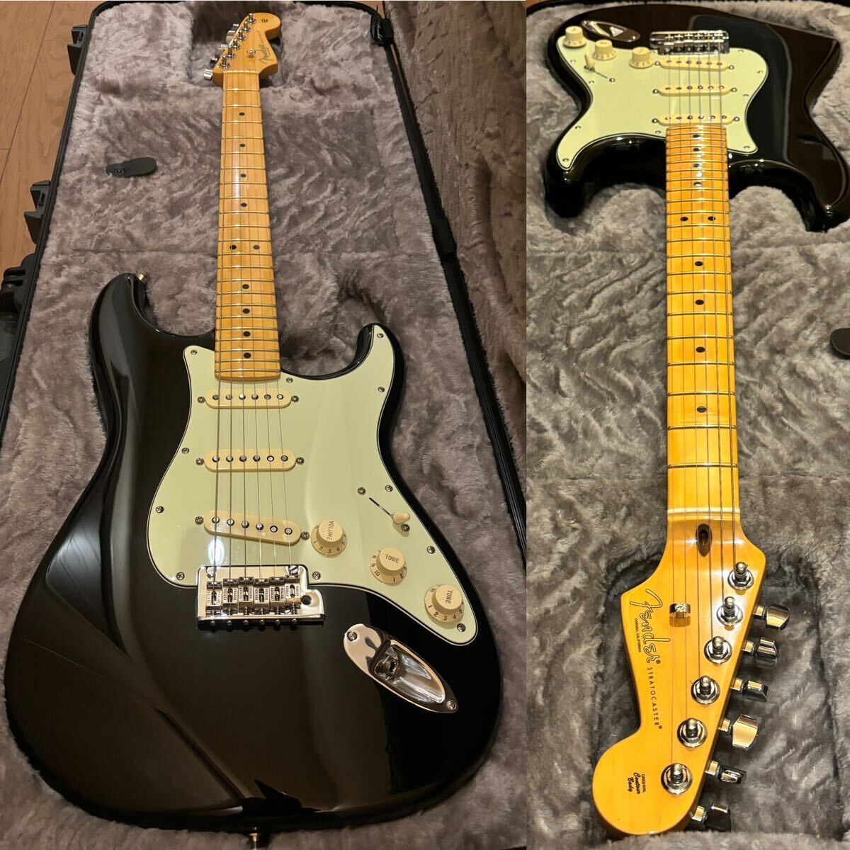 【美品】Fender American Professional II Stratocaster MN / Black フェンダー USA アメプロ2 ストラトキャスターの画像1