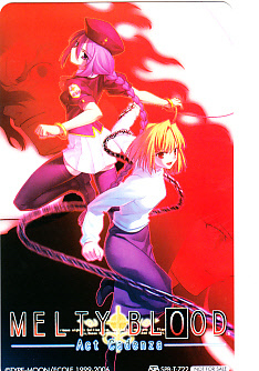 1-g5　MELTY BLOOD_02●テレカ_画像1