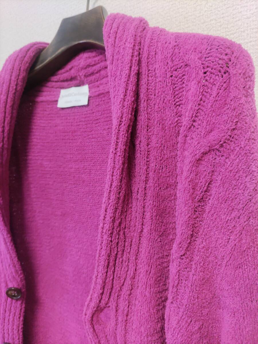 ゴールデンウィーク限定!!! Settefili Cashmere セッテフィーリカシミア 希少！美品！ ショールカラー カーディガン ニット 46の画像7