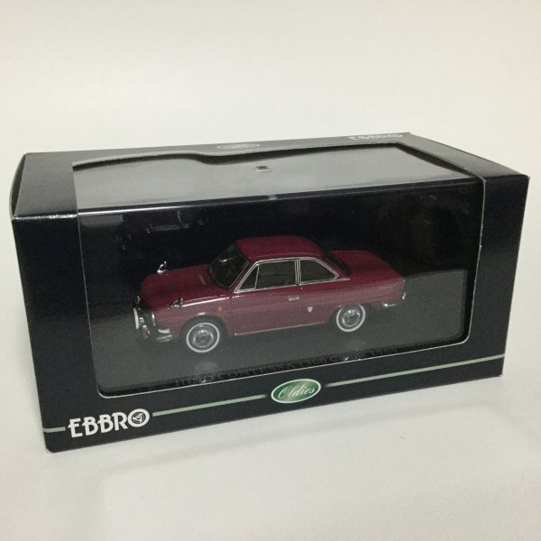 絶版 HINO CONTESSA 1300 COUPE 1964 RED 44651 EBBRO 1/43 日野コンテッサ1300クーペ レッドの画像1