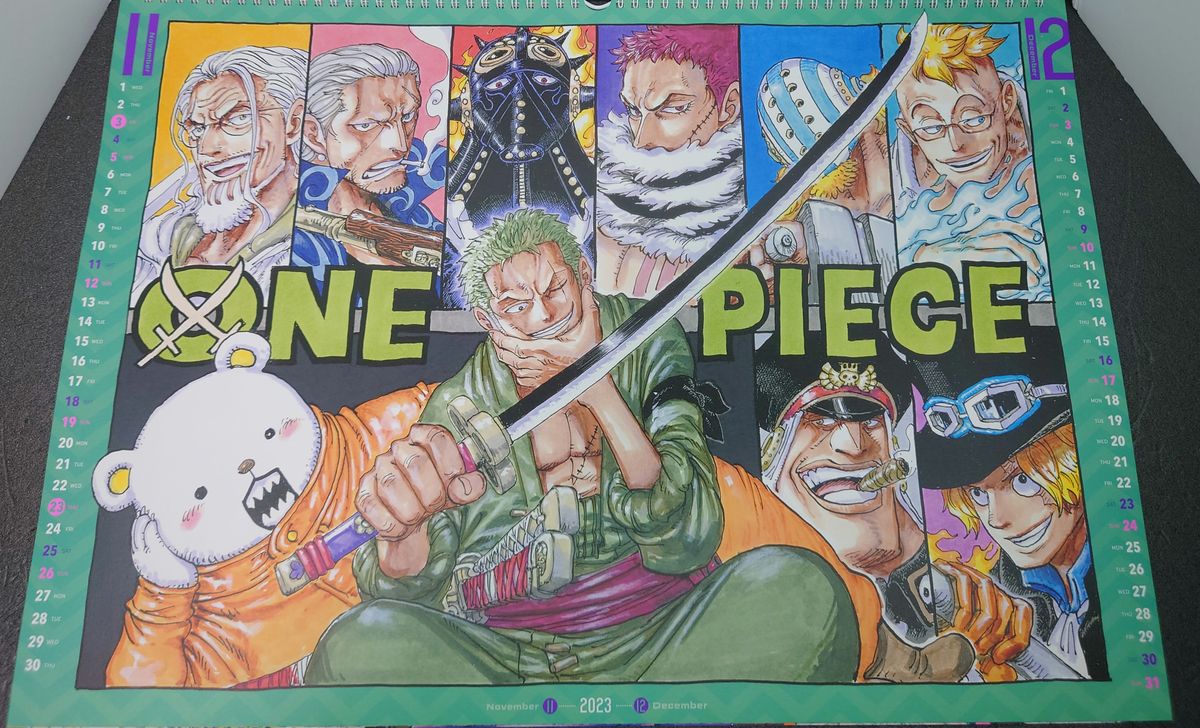 『ONE PIECE』コミックカレンダー（大判）2023　A2サイズ