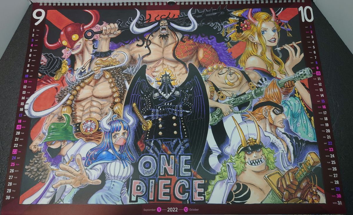 『ONE PIECE』コミックカレンダー（大判）2022　A2サイズ