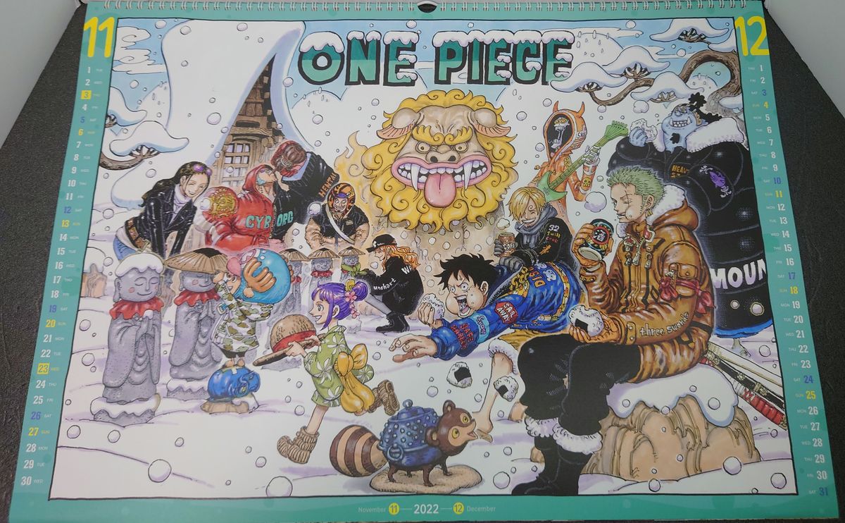 『ONE PIECE』コミックカレンダー（大判）2022　A2サイズ