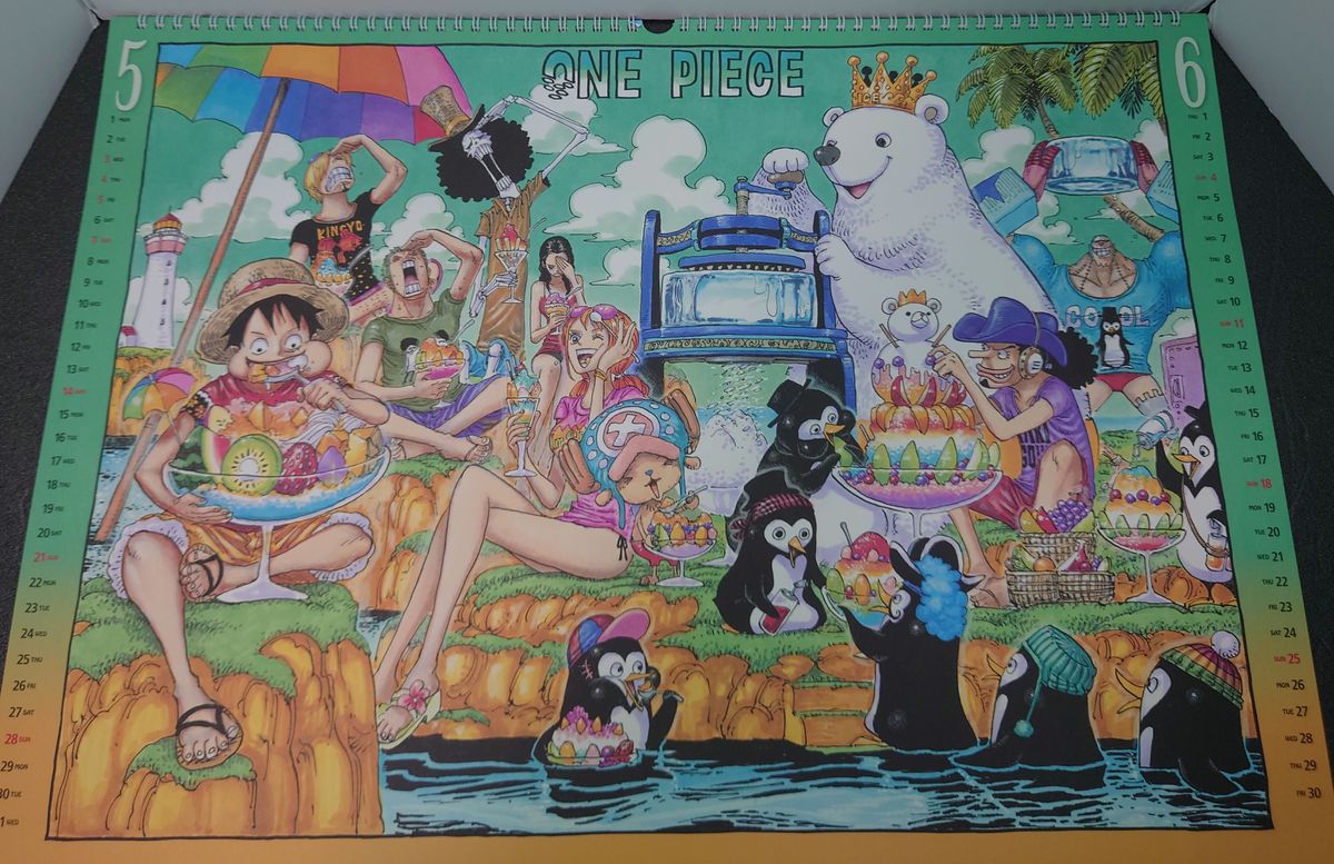 『ONE PIECE』コミックカレンダー（大判）2017　A2サイズ