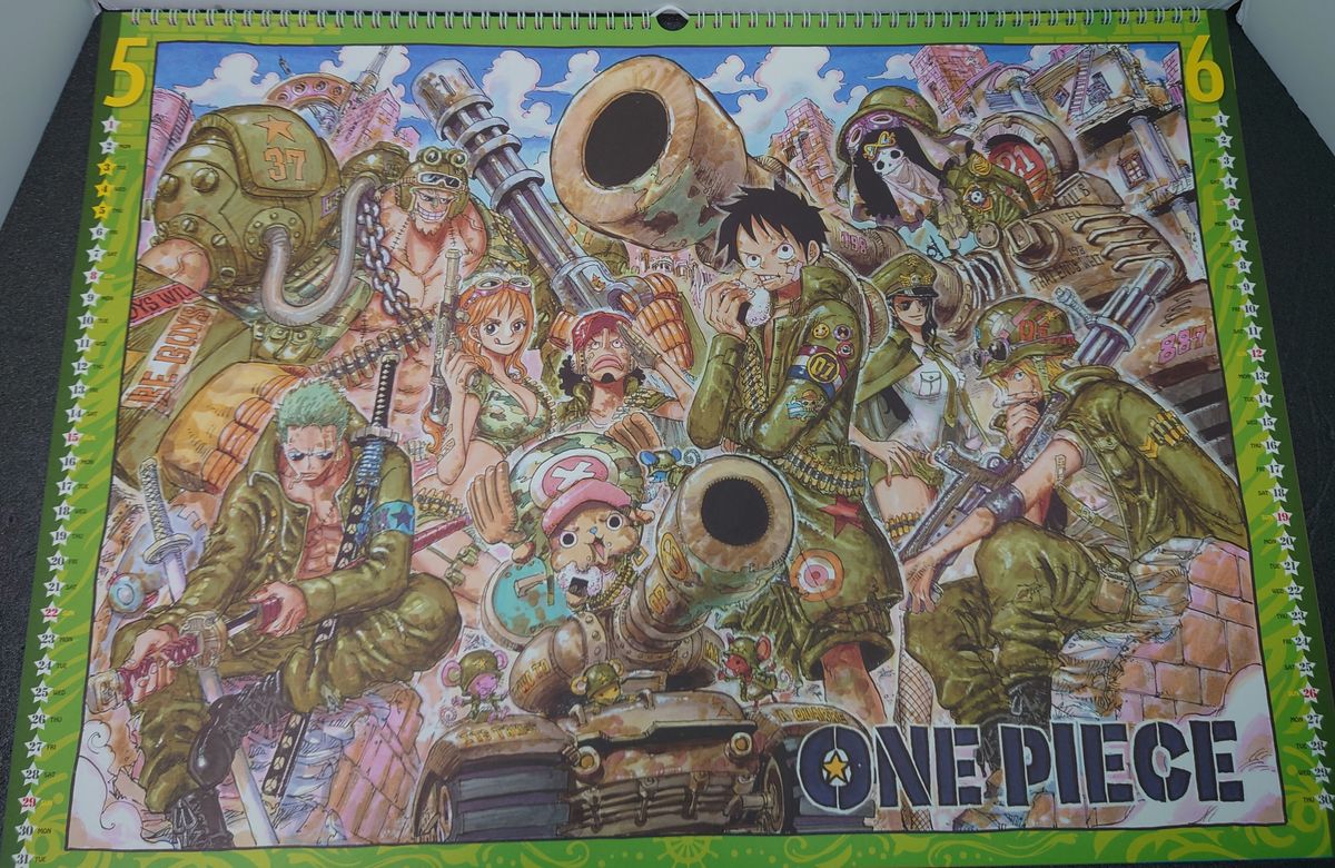 『ONE PIECE』コミックカレンダー  (大判)　2016　A2サイズ 