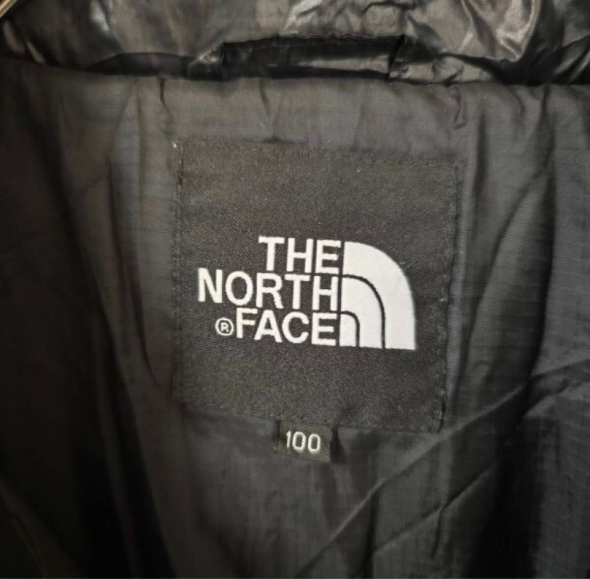 ノースフェイス　中綿ジャケット　ダウン　アウター　メンズＬサイズ　ブラック系　キルティングジャケット　THE NORTH FACE