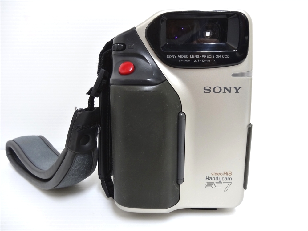 SONY Hi8 8ミリ ビデオカメラ Handycam ハンディカム CCD-SC7 現状 ジャンクの画像2