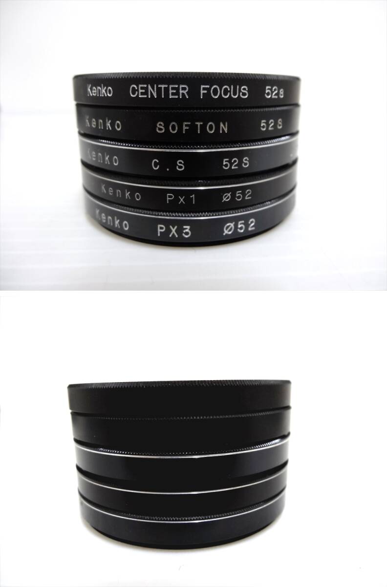 52ｍｍ フィルター 11枚 kenko Center Focus/Softon/SR 60・2 R1/Px1/Px3/C.S/ND-4/CANON ND 4x-L/SONY ND 8/Nikon L37cの画像4