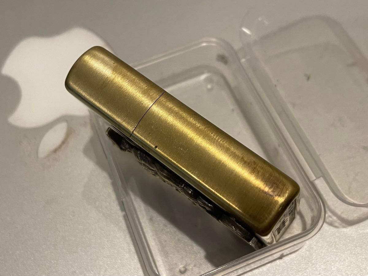 マルボロ Zippoオイルライター真鍮製 Marlboroジッポ ライター マルボロ Zippoオイルライター真鍮製 Marlboroジッポ ライター