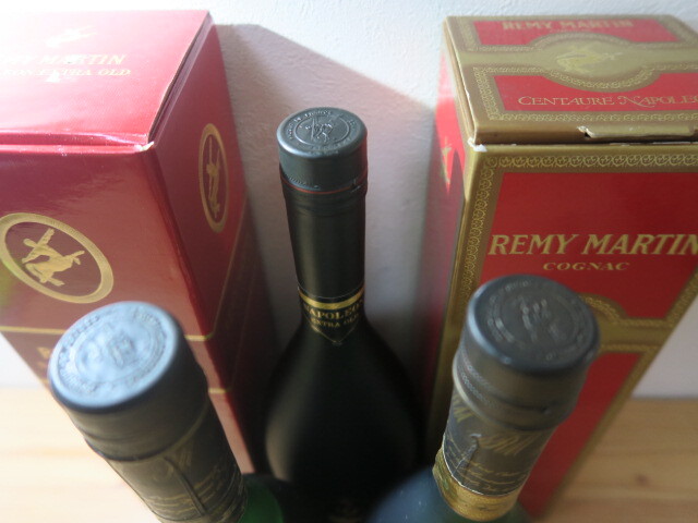 古酒 未開栓 レミーマルタン REMY MARTIN ナポレオン NAPOLEON エクストラ オールド EXTRA OLD セントー CENTAURE NAPOLEON 3本セット_画像7