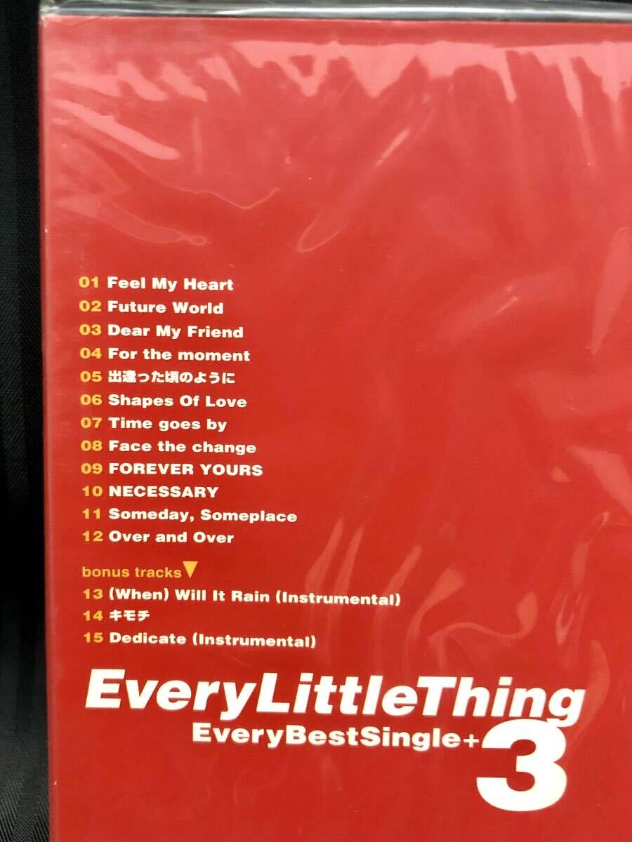 ●未開封●Every Little Thing 「Every Best Single +3」 初回盤 初のベストアルバム●1999年 AVCD-11714 ELT エブリリトルシング CD●の画像4