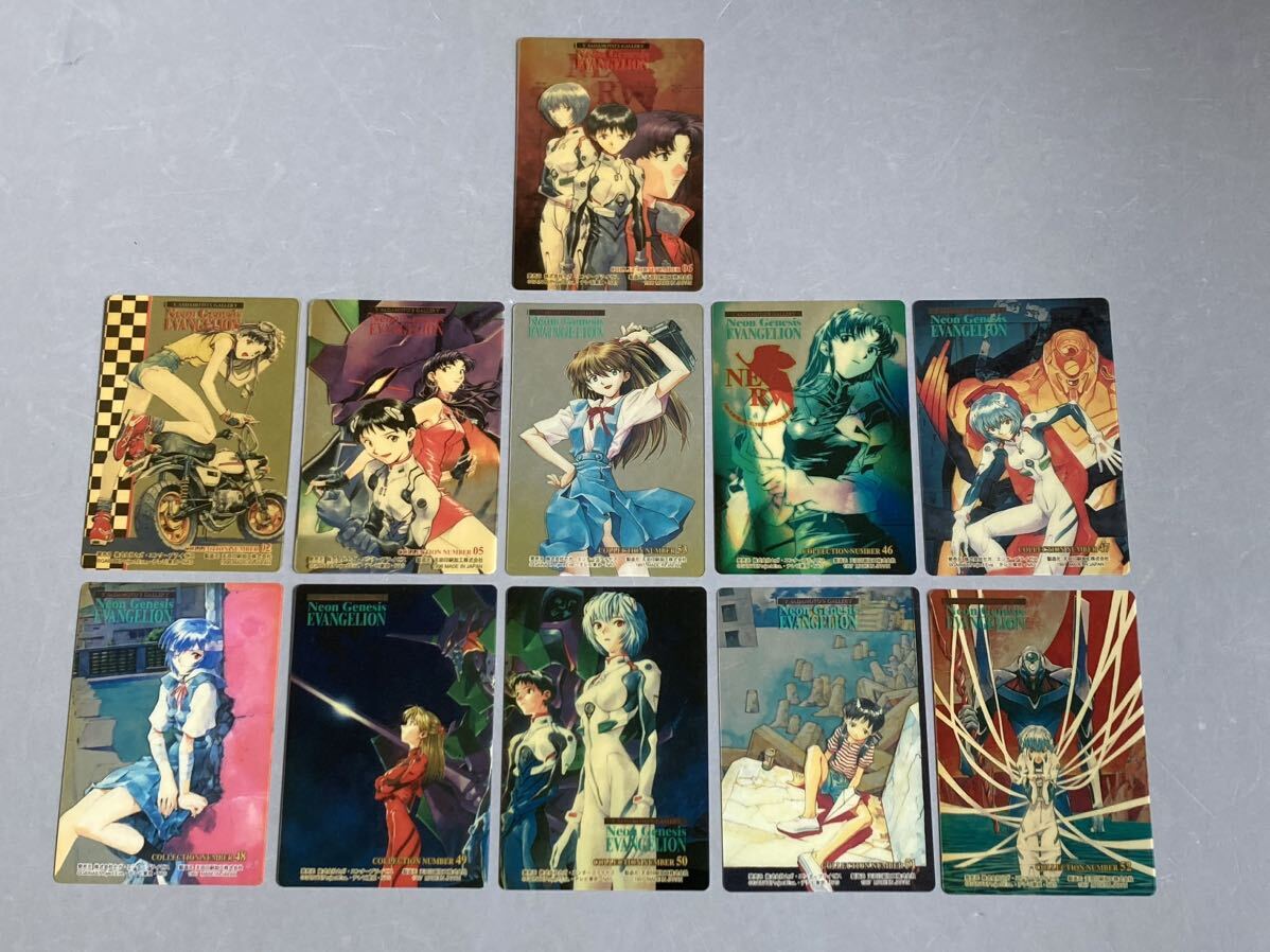 エヴァンゲリオン カードダス アマダ クリアカード11枚の画像1